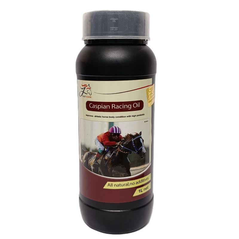 روغن تقویت رشد عضلات اسب – کاسپین ریسینگ فست‌کوک (Caspian Racing) - 1 لیتری