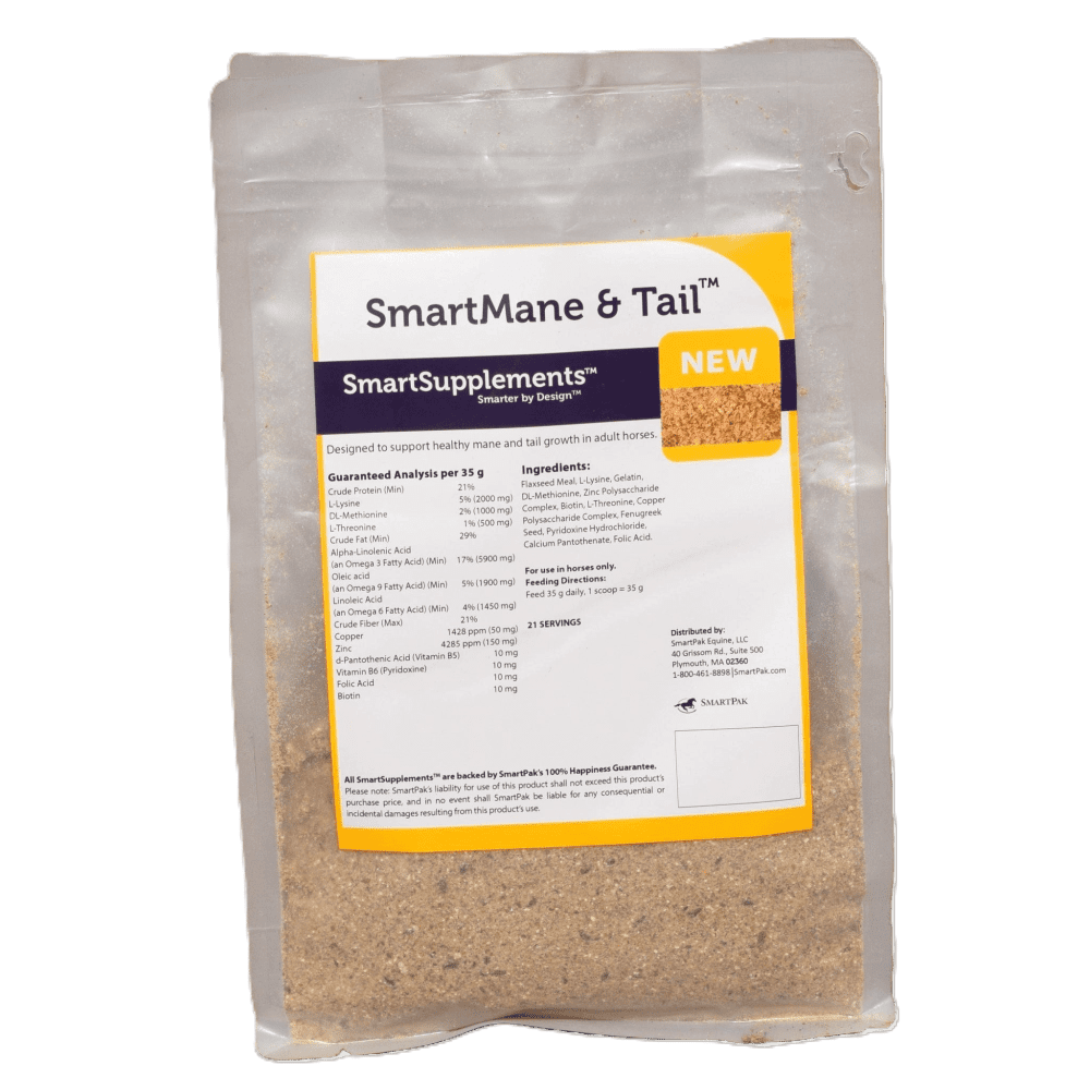 مکمل یال و دم اسب اسمارت، محصولی تخصصی برای تقویت رشد یال، دم و سم اسب است. مکمل مخصوص مسابقات زیبایی اسب و رشد و سلامت موی اسب.