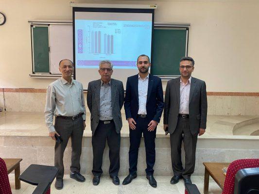 رونمایی محصول جدید شرکت دانش‌بنیان فرآوردانه فردوسی مشهد با عنوان بافر رهایش در پی دفاع پایان‌نامه کارشناسی ارشد آقای مهندس فواد حسین‌زاده، تحت راهنمایی آقای دکتر سیدهادی ابراهیمی و مشاوره دکتر عبدالمنصور طهماسبی