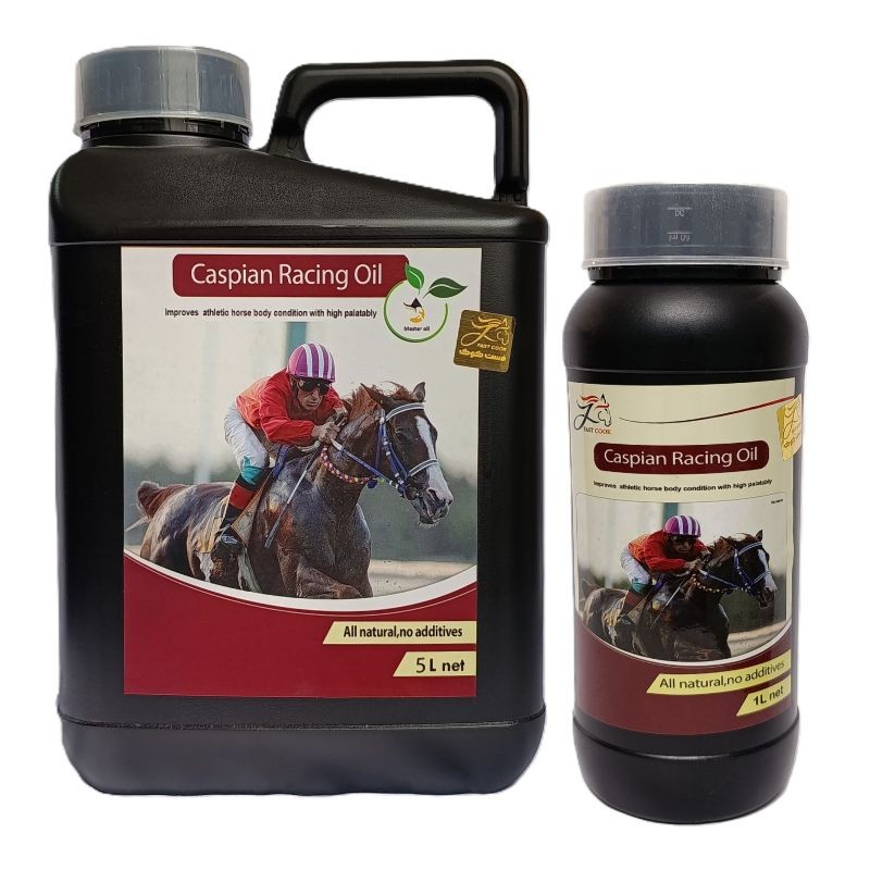 روغن تقویت رشد عضلات اسب – کاسپین ریسینگ فست‌کوک (Caspian Racing) - 1 و 5 لیتری