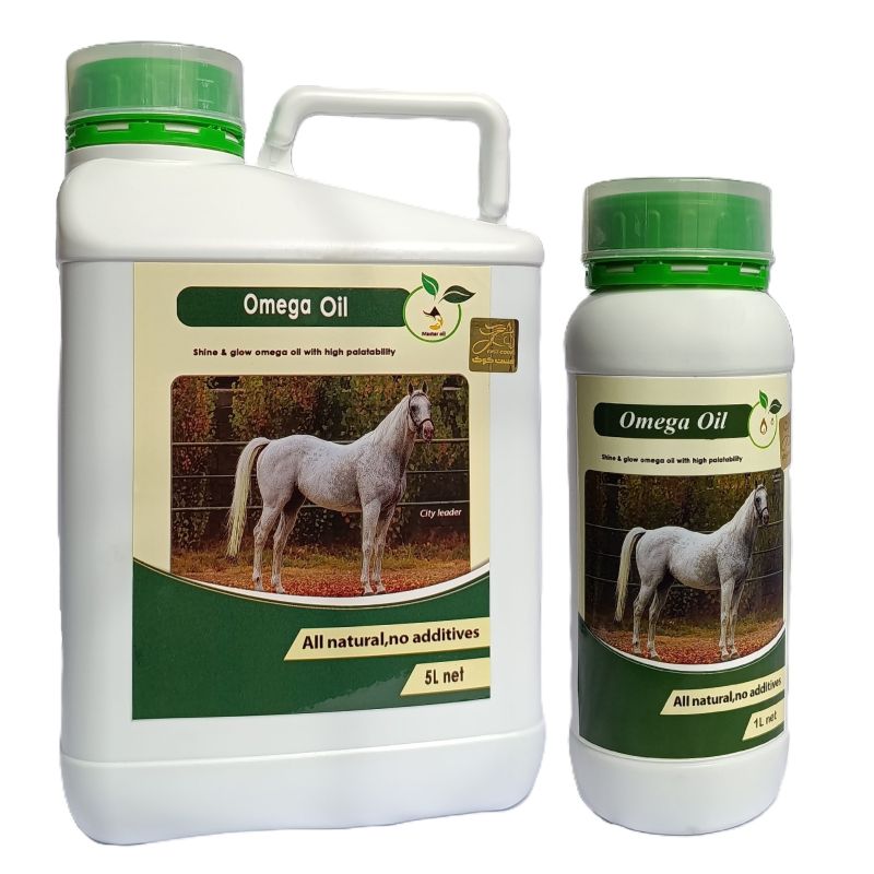 روغن خوراکی تقویت مفصل و سم اسب – امگاپلاس فست‌کوک (Omega Plus) - 1 و 5 لیتری