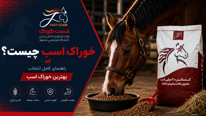غذای اسب چیست؟ راهنمای کامل انتخاب بهترین خوراک اسب بر اساس سن، فعالیت و سلامت